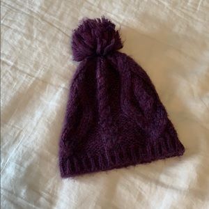 Purple beanie